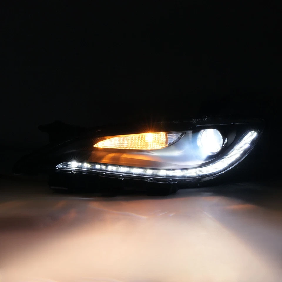 Новые ксеноновые фары с прозрачными линзами для Chrysler 200 2015-2017 со светодиодными DRL LH левая сторона - Изображение 2 из 4