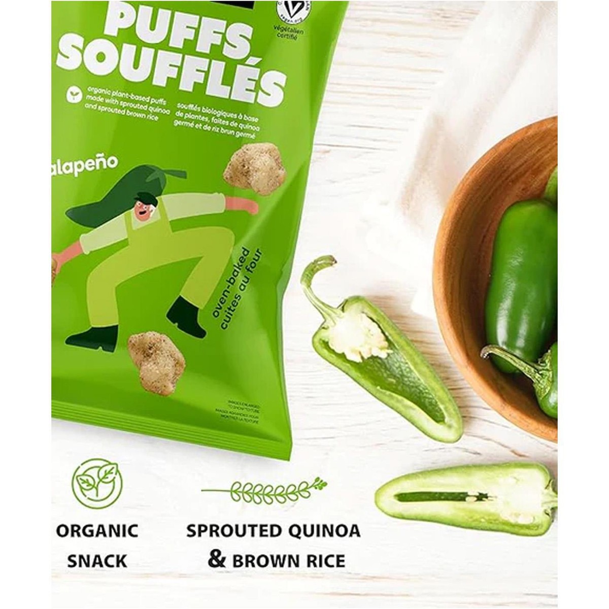 Plant Power Sprout Organic Quinoa Puffs Baby Snacks Sprout Organic