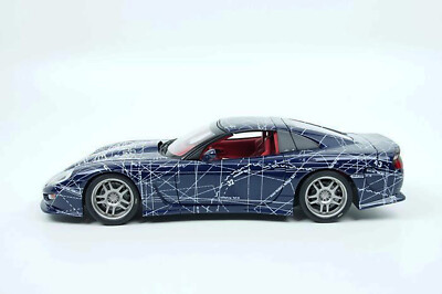 Miniature Callaway C12 Chevrolet Corvette Cabriolet – Autoart 1/18, Bleue, état Neuf