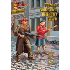 MARS 32027 WORLD WAR II GERMAN VOLKSSTURM DEFENDERS 15 FIGURES, 8 POSES