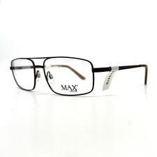 Max by Max Cole SJBO 10 COL 10 eyeglasses Brown Square Full Rim  57-16 140 mm