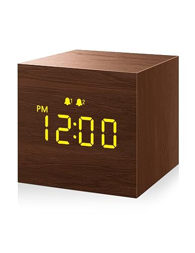 With Wooden Electronic Led Time Display 3 Alarm 2.5-inch ...