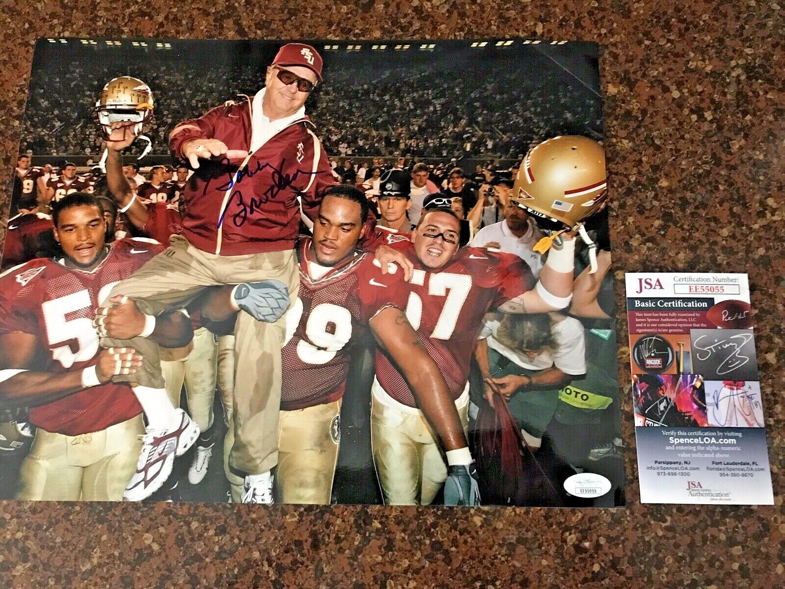 Bobby Bowden Autographed Signed Florida State Seminoles 11x14 Photo- JSA AUTHENTICATED- Florida State - Auto- NICE 