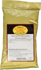 A.C. Legg Old Plantation Smoked Sausage Seasoning (Seasons 25 Pounds), 11 Ounce 