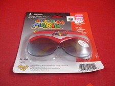 Super Mario 64 Nintendo 64 N64 Gordy Toys Kid's Sunglasses 1996 NEW 