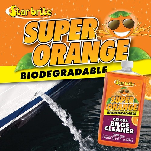 Limpiador de sentina cítrica súper naranja Star Brite 094400N - 1 galón biodegradable - Imagen 3 de 4