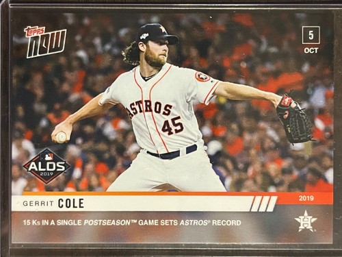 2019 Topps Now 966 Gerrit Cole