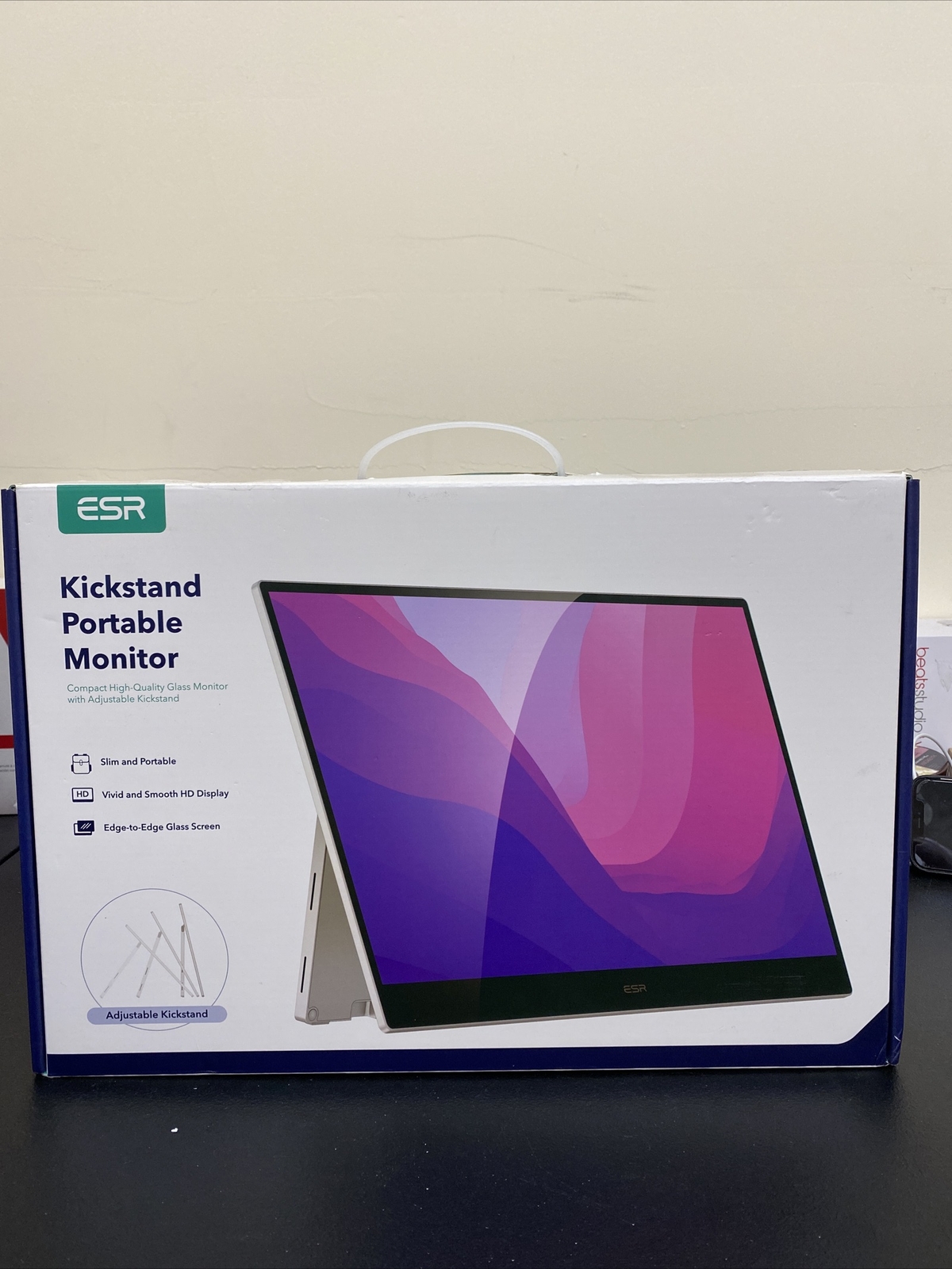ESR TH-156FC Adjustable Kickstand Portable Glass Monitor | eBay