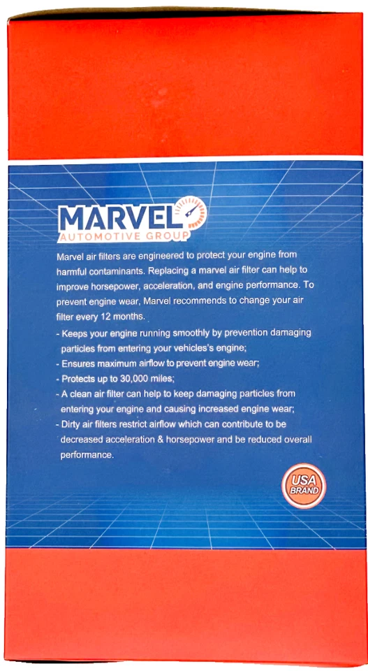 Filtro de aire Marvel MRA90044 (52022424AA) para Ram ProMaster 1500 2014-2023 3,6 L Foto 3 de 4