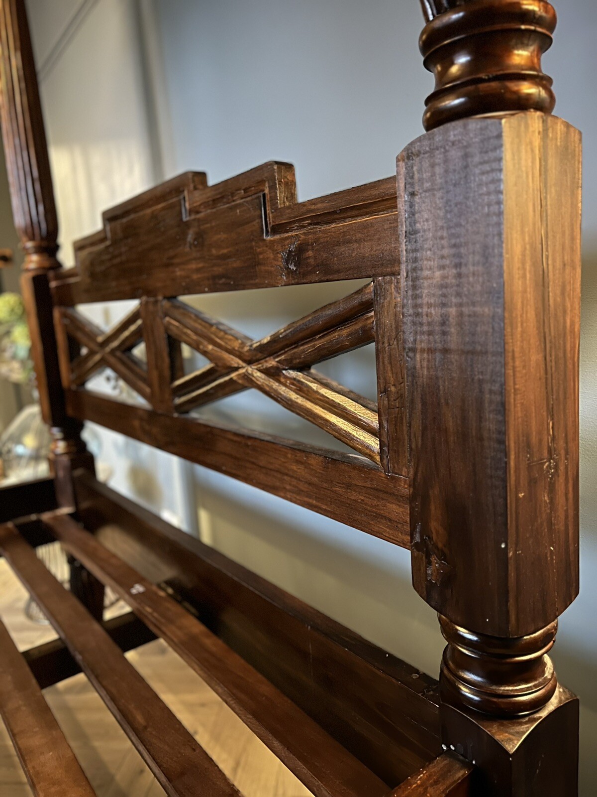 Lombok four poster Double bed eBay