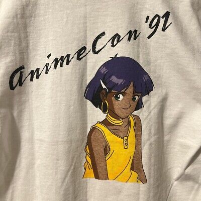 Vintage 90's AnimeCon '91 Anime Convention T-Shirt Men's Vintage 90's AnimeCon '91 Anime Convention T-Shirt Men's