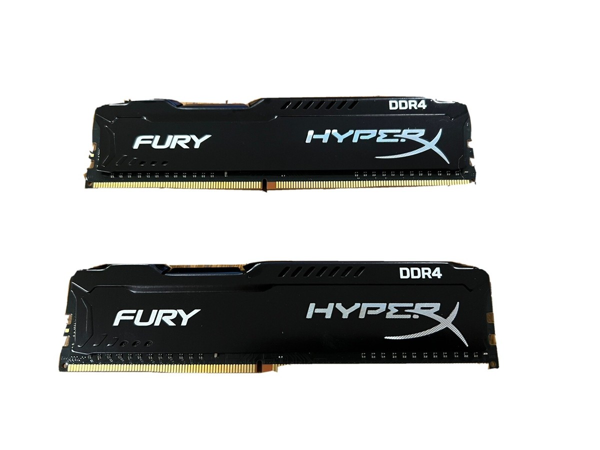 Kingston HyperX FURY DDR4 16gb (8+8) 2666mhz Ram | eBay