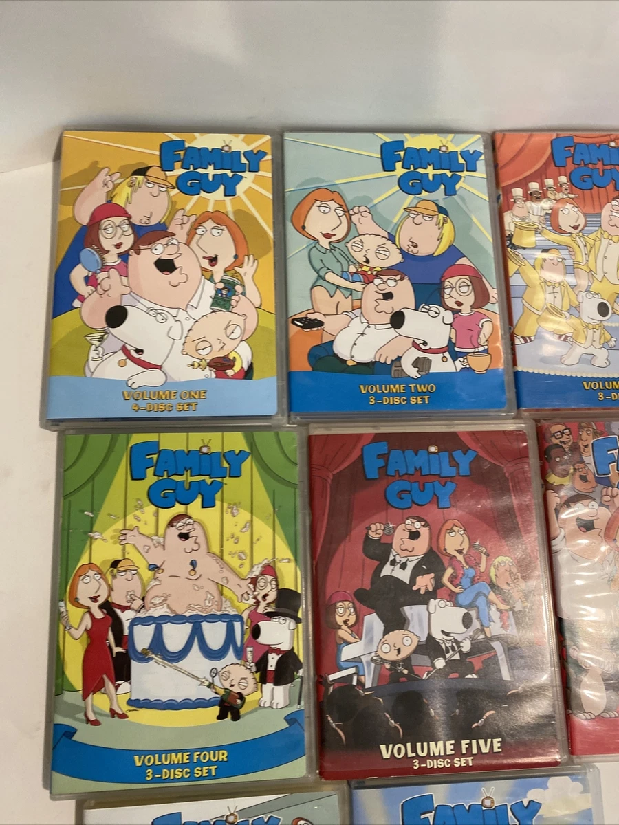 Family Guy Volume 1 8 DVD Lot 1 2 3 4 5 6 7 8 Free Shipping MacFarlane Q A
