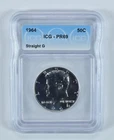 1964 Kennedy Half Dollar Straight G PR69 ICG