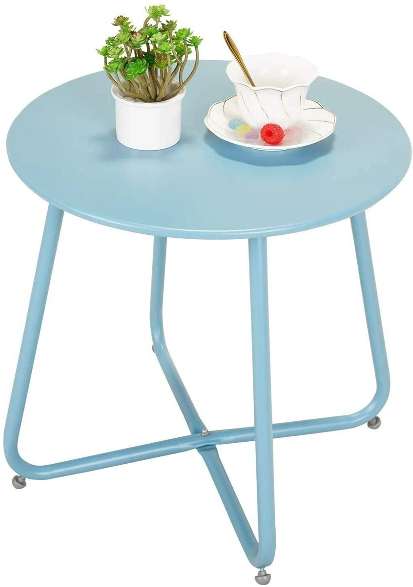 Grand Patio Small Side Table Various Round Metal Garden