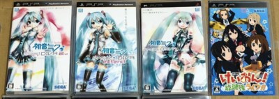 PSP Hatsune Miku Project Diva 1st 2nd Expend K-On set Japan PlayStation Portable