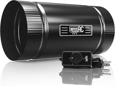 AITECAC 4 Inch 130 CFM  Inline Duct Fan with Speed Controller, Energy Efficient