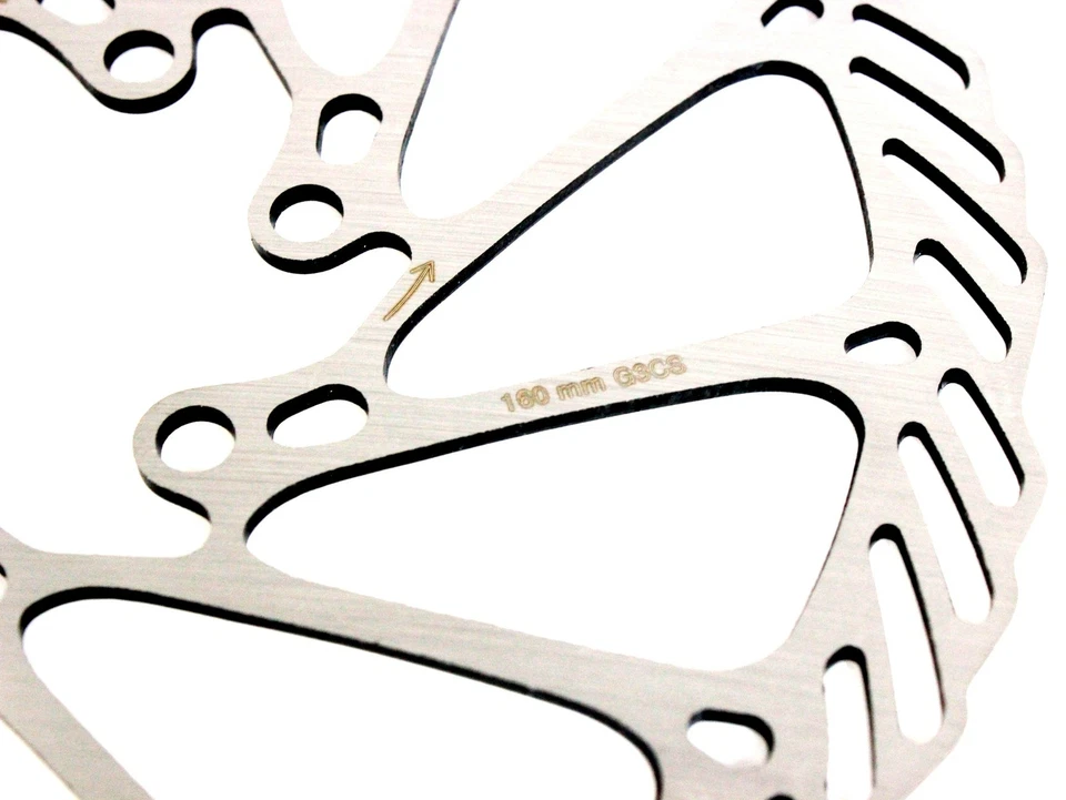 Avid G3CS 山地越野自行车盘式制动转子 160 毫米 6 英寸银色带螺栓 — 第 3/4 张图片