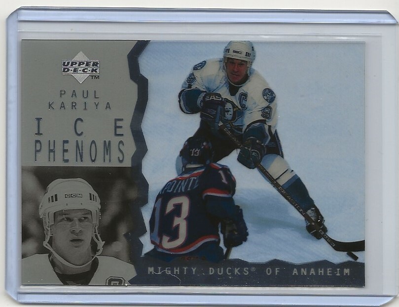 96-97 1996-97 Upper Deck Ice Phenoms Acetate Parallel #76 Paul Kariya Anaheim