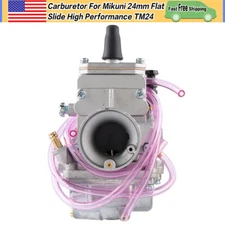 For Mikuni 24mm TM24 Flatslide Carburetor Motorcycle 160cc-200cc ATV Dirt Bike