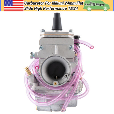 For Mikuni 24mm TM24 Flatslide Carburetor Motorcycle 160cc-200cc ATV Dirt Bike