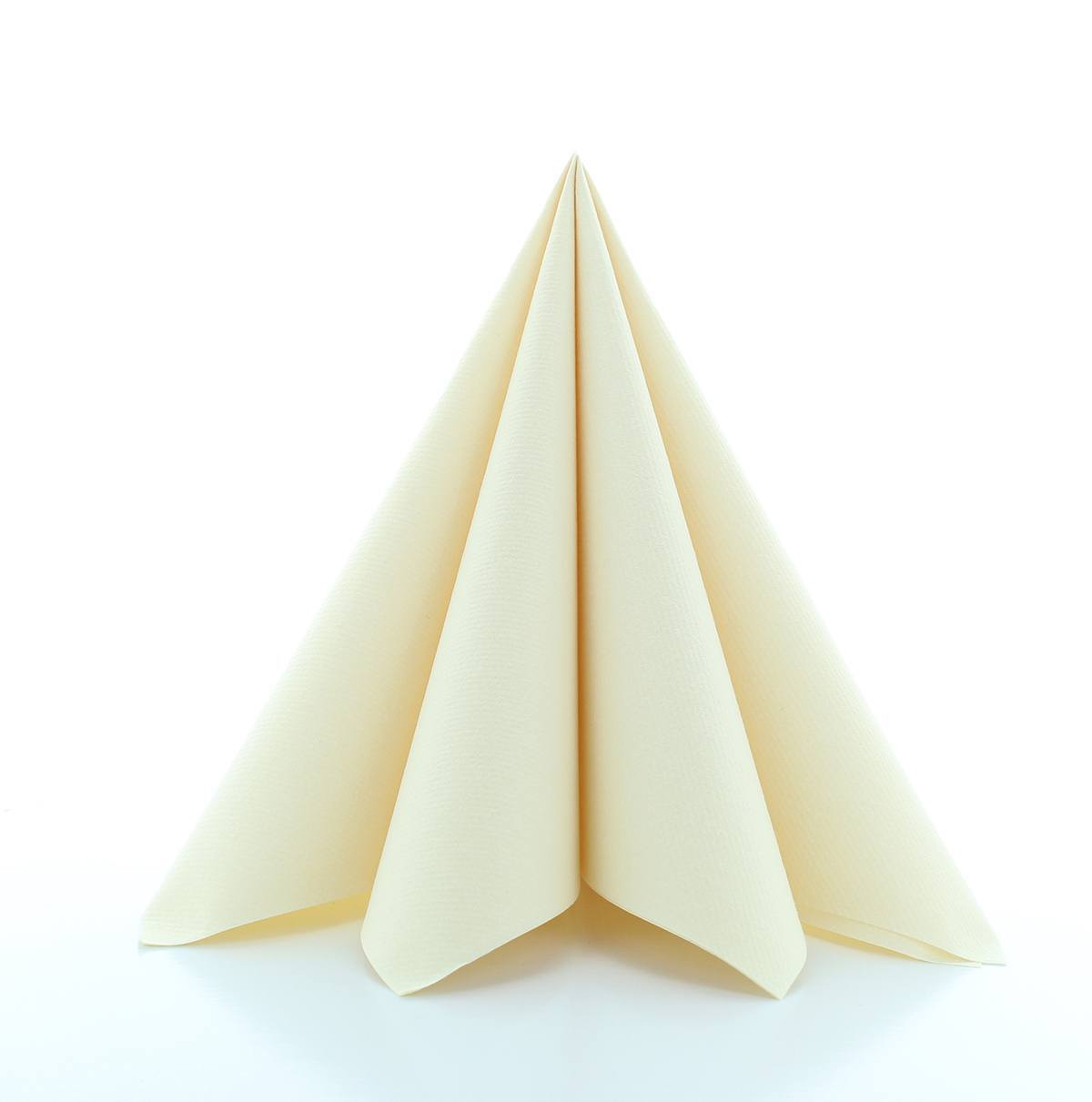 50 Servietten aus Linclass® Airlaid 40 x 40cm - stoffähnlich - versch. Unifarben