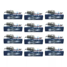 OEM Spark Plug Platinum Bosch for Mercedes 112 V6 Gas C CLK E ML SLK (12pcs)