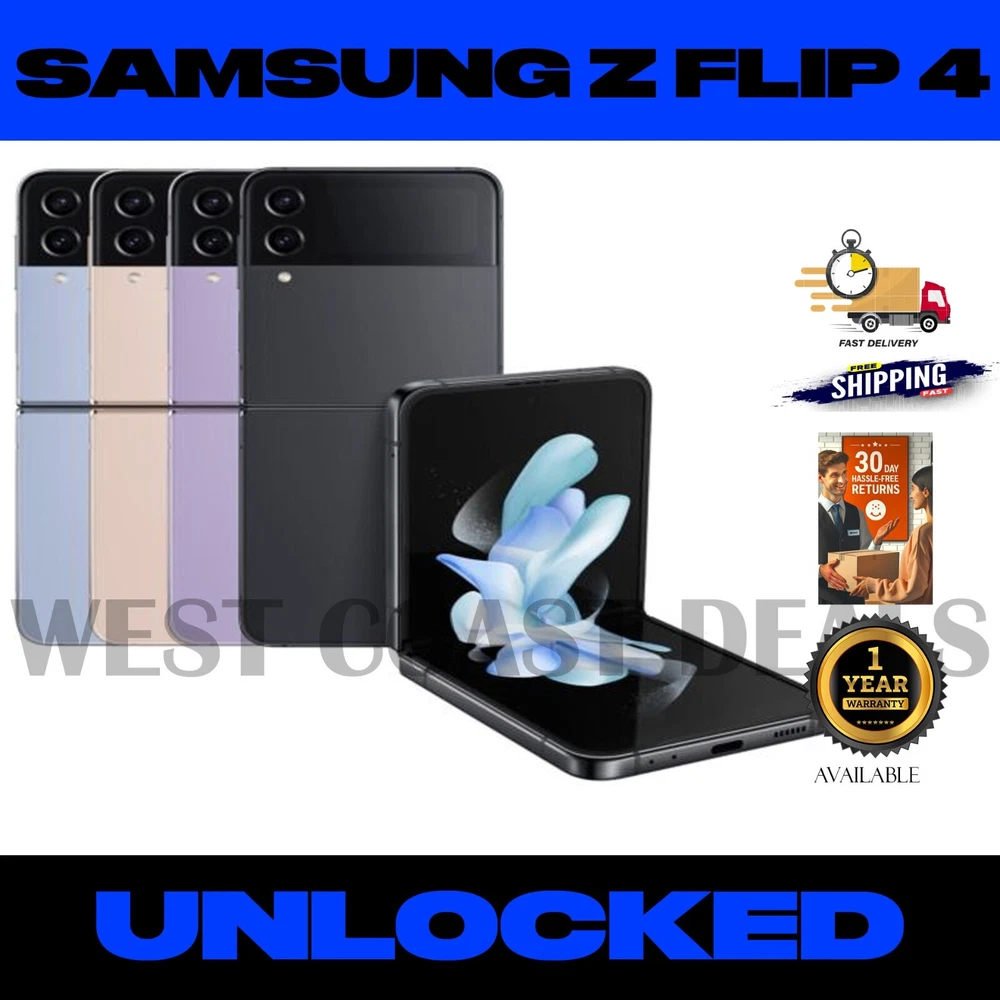 Samsung Galaxy Z Flip4 - 128 GB - Blue (Unlocked)