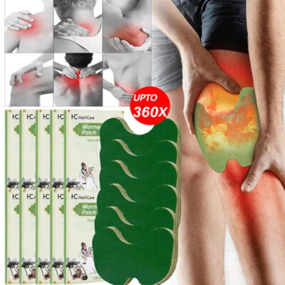 HAILICARE Parche herbal para aliviar el dolor de la articulación de la rodilla parche artritis ajenjo parche para la rodilla