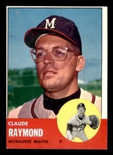 1963 Topps Baseball #519 Claude Raymond EX *f4