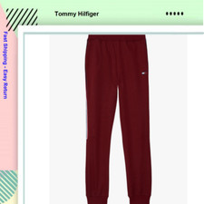 Tommy Hilfiger, Big Boys Tommy Shield Joggers, Biking Red, 3T