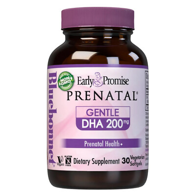 Bluebonnet Early Promise Prenatal Gentle Dha 200 Mg 30 Vegetarian Softgels,