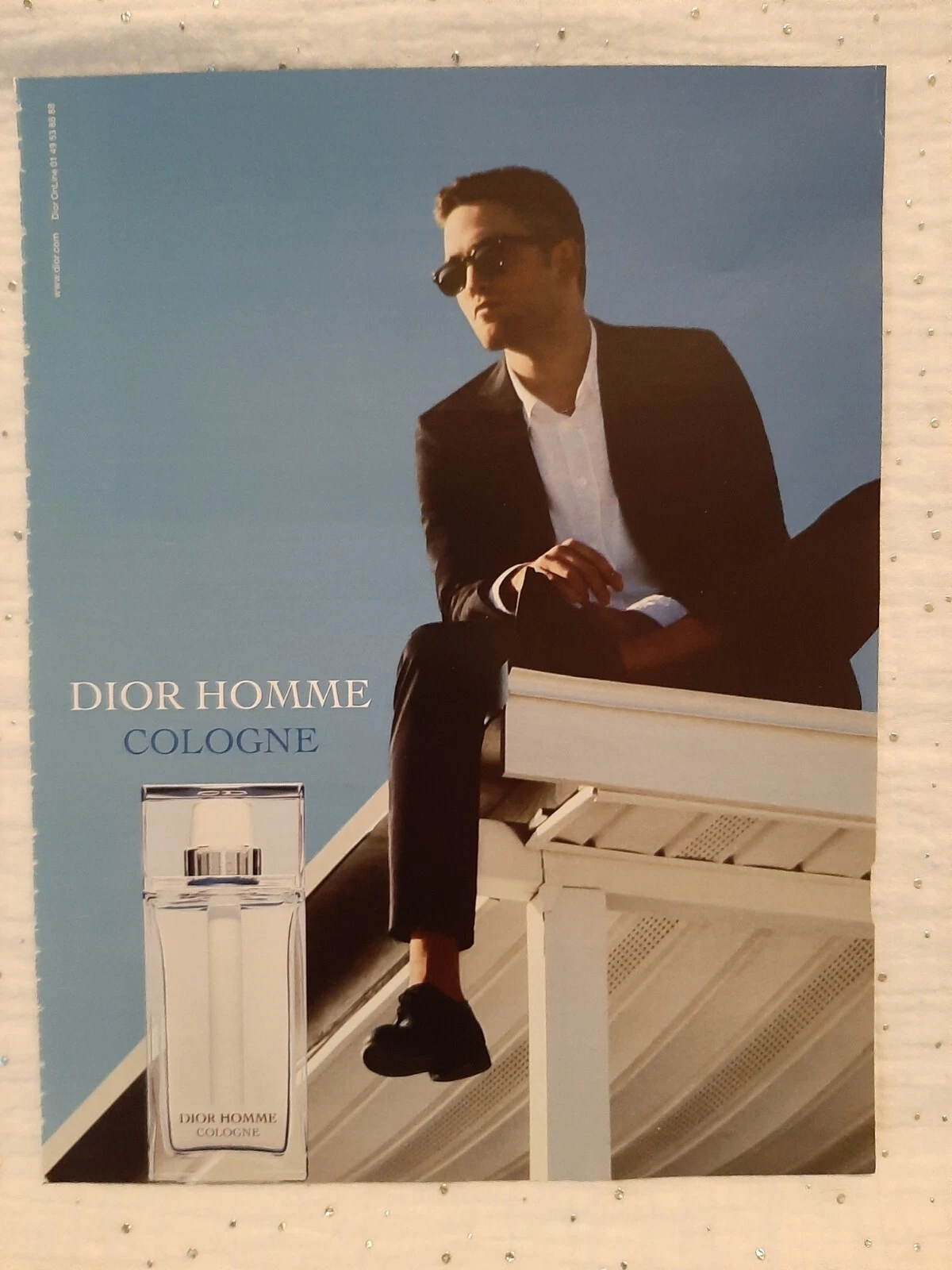 Publicité papier Parfum. Perfume Ad C. Dior Homme de 2015