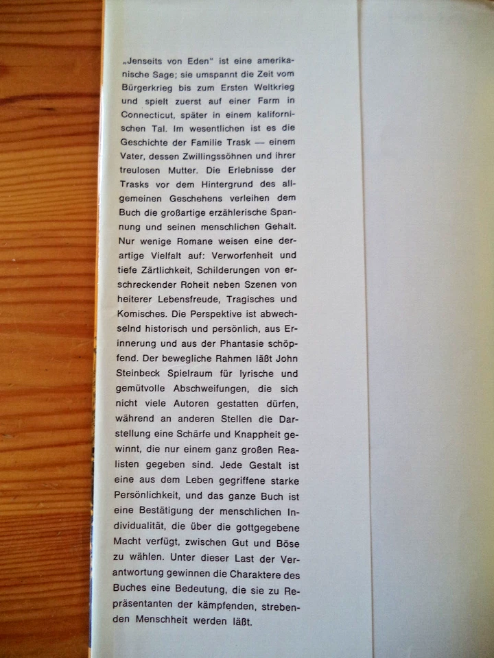 Buch - Jenseits von Eden - Roman von John Steinbeck - Bild 3 von 3