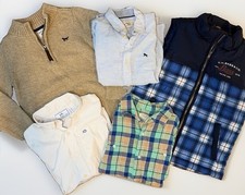 Boys Size 6-7 Winter Clothes Lot Shirts Sweater Vest Button Up Holiday Preppy