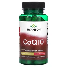 2 X Swanson, CoQ10, High Potency, 120 mg, 100 Capsules