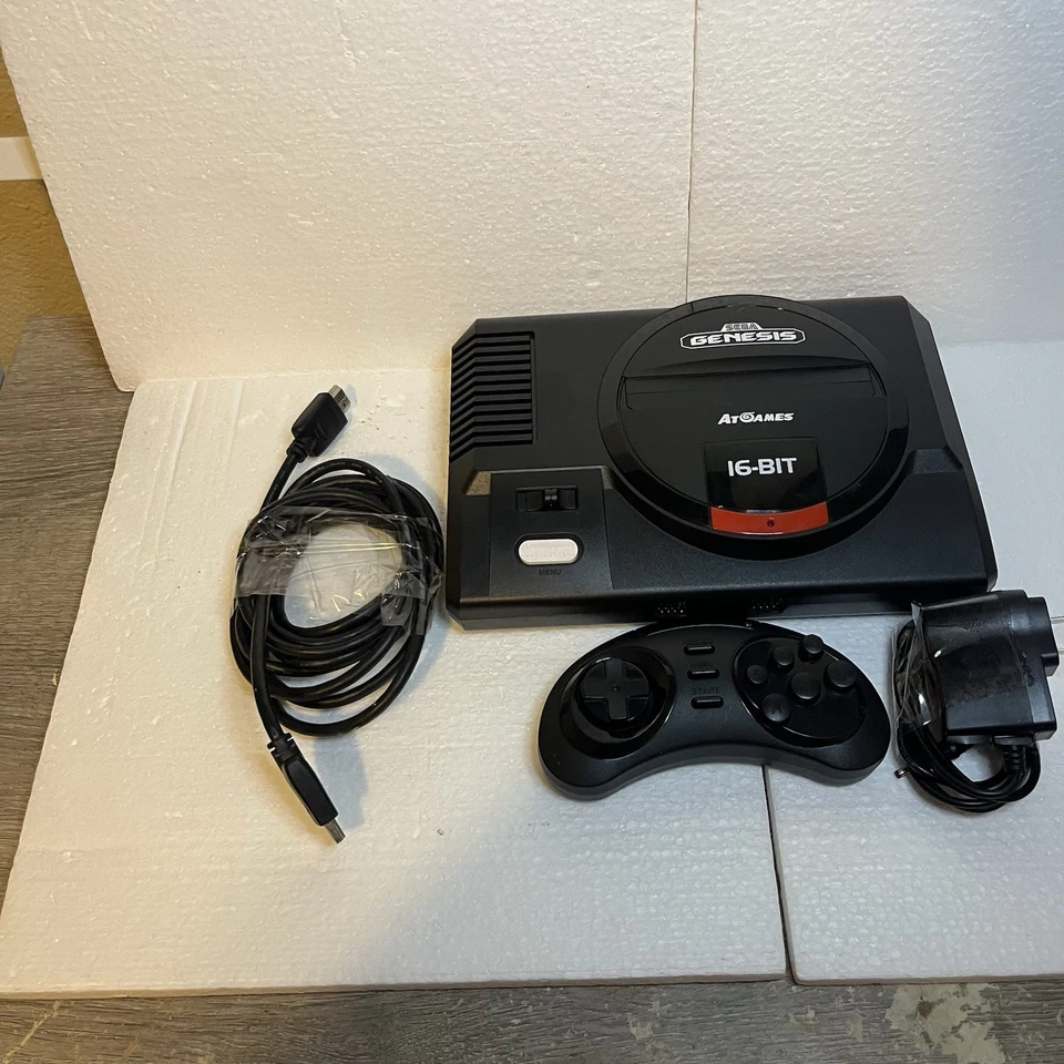 Consola SegaGenesis 16 bits Flashback con controlador inalámbrico AtGames probada funciona Foto 3 de 4