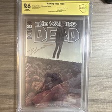 Image Comics Walking Dead #100 Chromium Edition CBCS 9.6 Signed Robert Kirkman