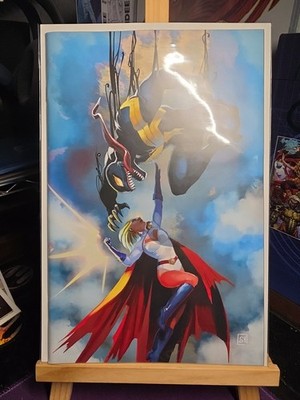 MARVEL DC SPIDER-MAN SUPERMAN 1 VIRGIN VARIANT COVER STEPHANIE HANS COA 2026 .