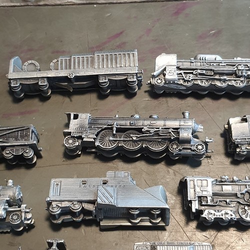 Vintage 32Pcs The Worlds Greatest Locomotives Pewter Steam Models Franklin Mint - Picture 20 of 23