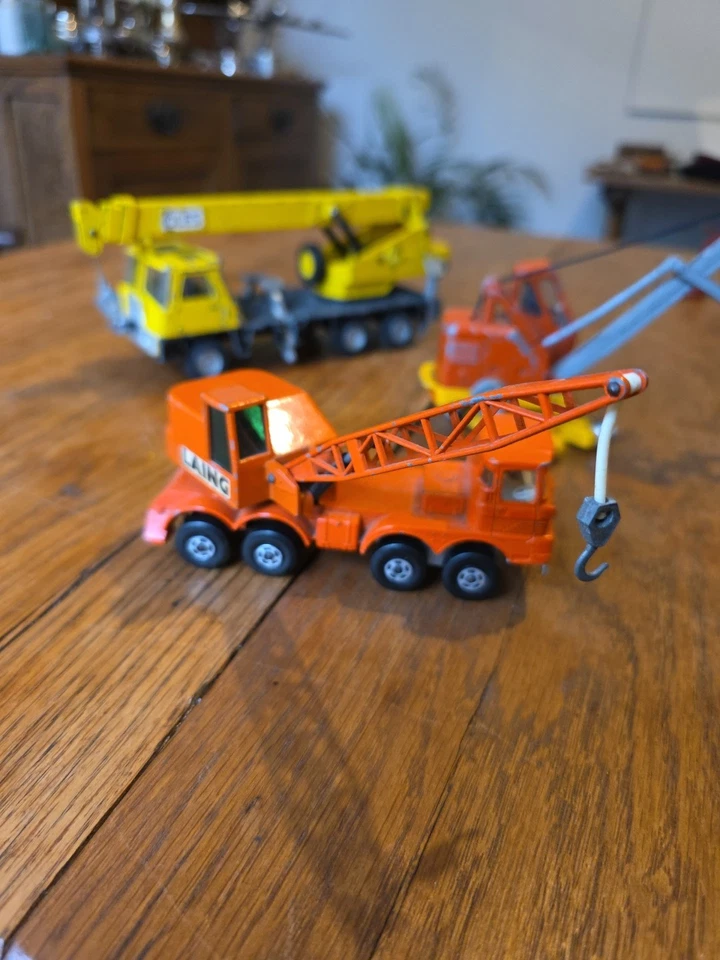 Dinky Toys Coles Hydra Truck. Corgi Majour Toys Priestman. Matchbox Scammell — 第 2/4 张图片