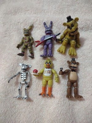 Five Nights At Freddys Figurines - Lot Of 6 