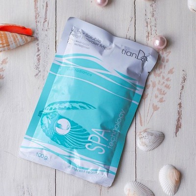 Fresh complexion Water Soluble Pearl Powder Face Mask, tianDe 50224, 100 g