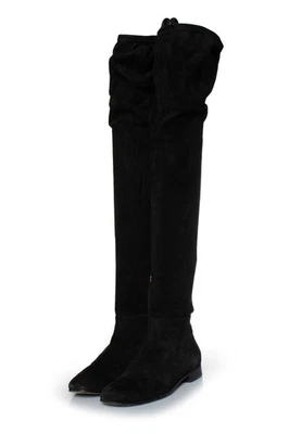 Jimmy Choo Overknee-Stiefel „Milan“ In Schwarz Weiblich Schwarz 37 - Bild 1 von 4