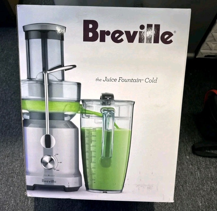 Breville Juice Fountain ジューサー Breville Cold Juice Fountain: 2-Speed Juicer Machine, 850W