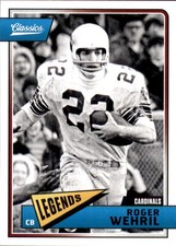 2018 Classics #146 Roger Wehrli - FB