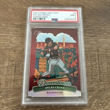 2024 Panini Three and Two Downtown Dylan Crews #8 (RC) PSA 9
