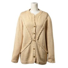 CHANEL Vintage Silk Knit Cardigan Used CYHE-0