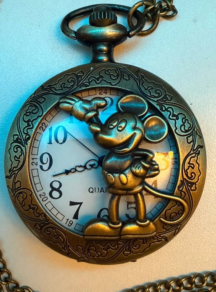 mickey mouse pocket watch products for sale | eBay UK