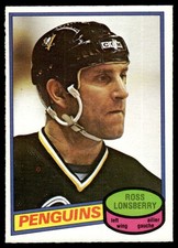 1980-81 O-Pee-Chee Vintage OPC Set Break Ross Lonsberry Pittsburgh Penguins #388